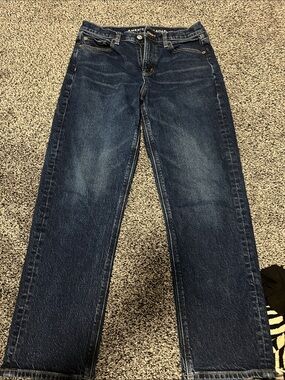 American Eagle Outfitters women Navy Straight Jeans